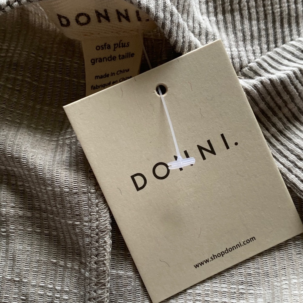 Donni stripped lightweight cardigan